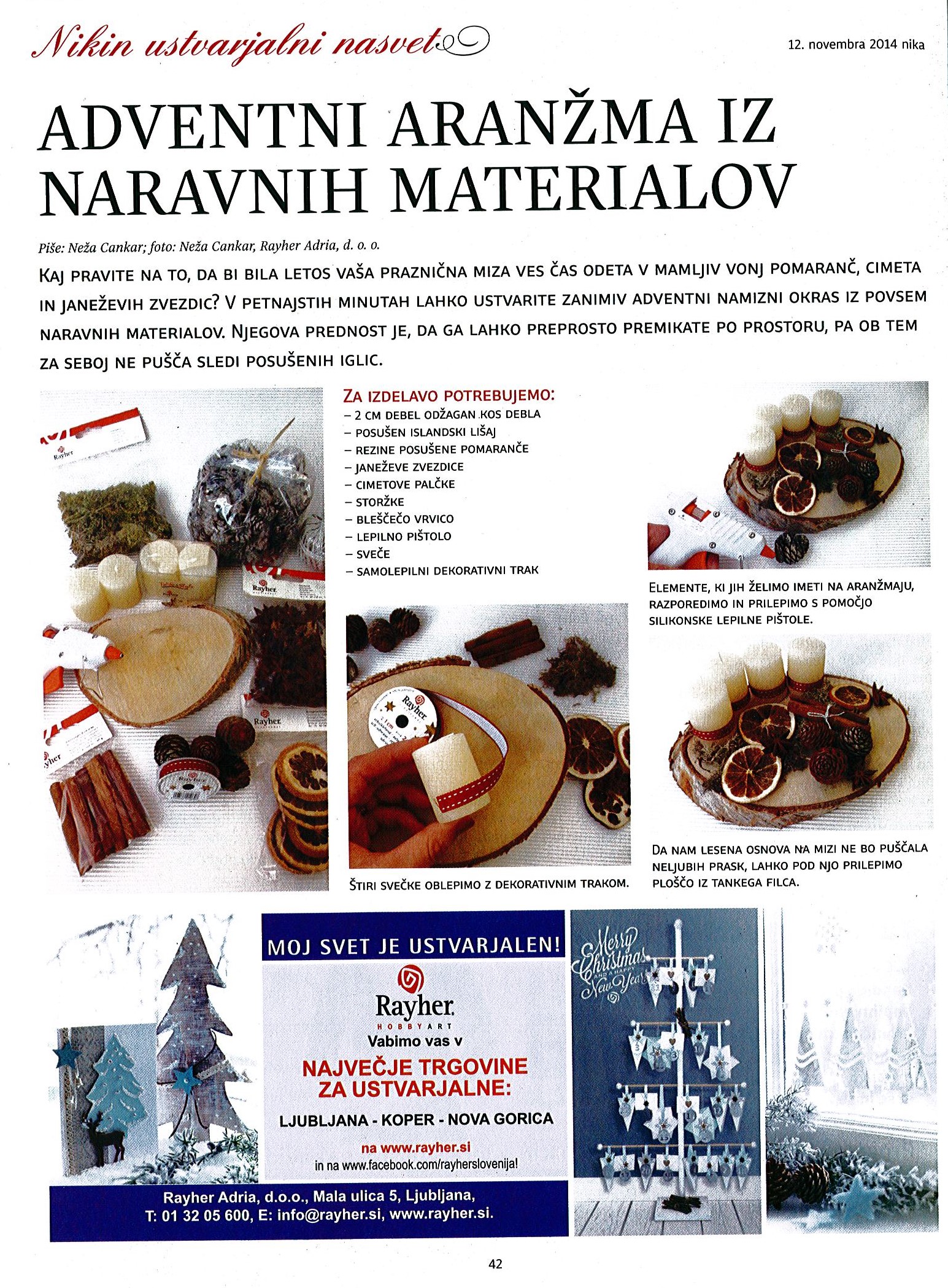 Nika - Adventni aranžma