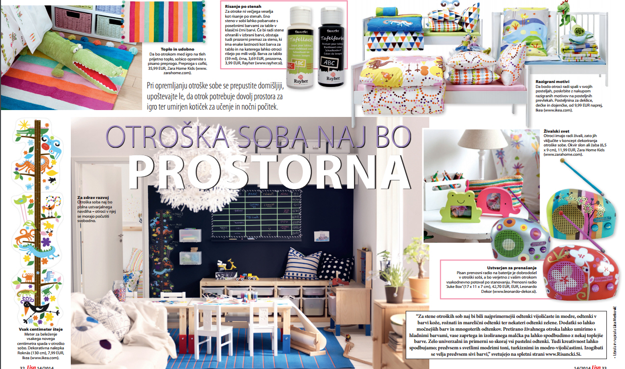 Lisa - Otroška soba naj bo prostorna
