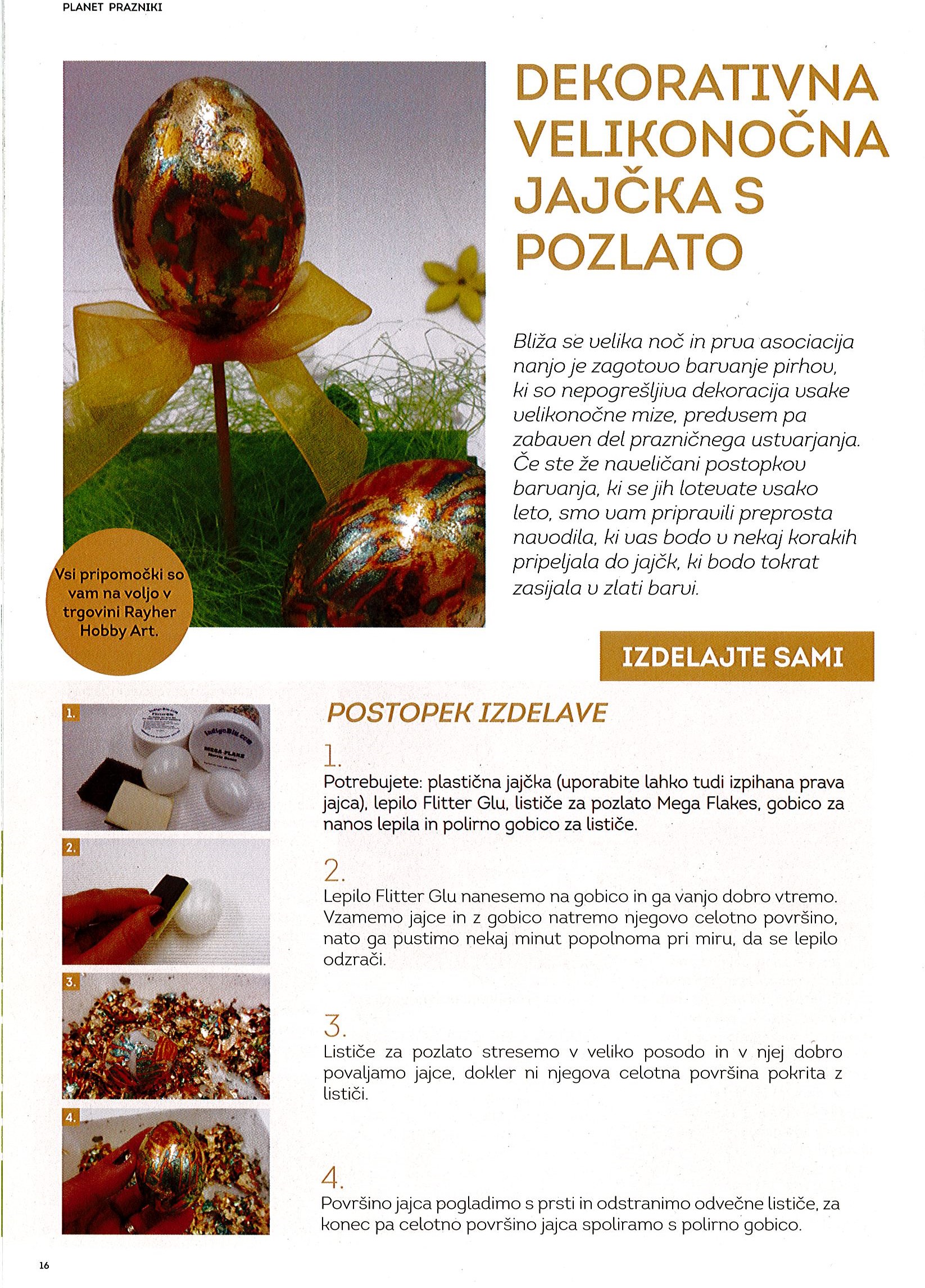 Planet Magazine Koper- Dekorativna velikonočna jajčka