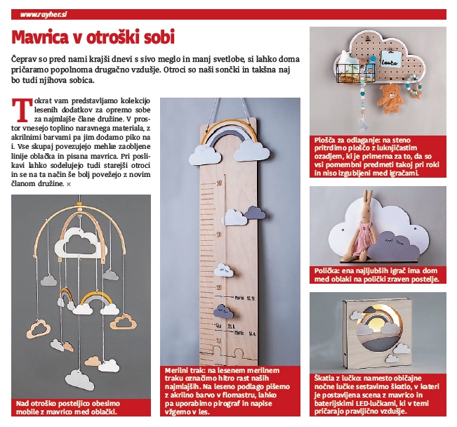 Nika - Mavrica v otroški sobi