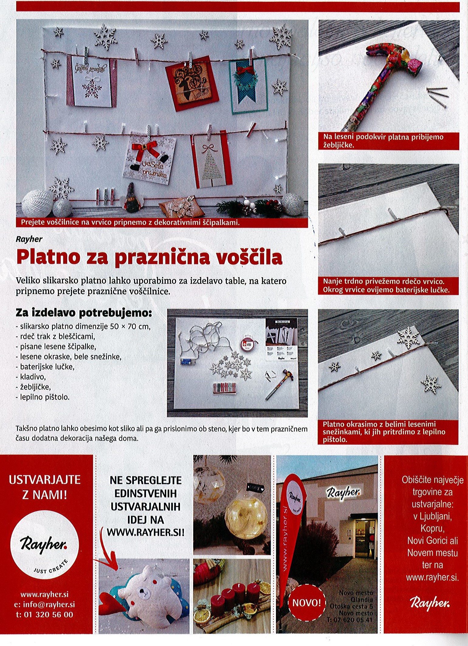 Nika - Platno za praznična voščila