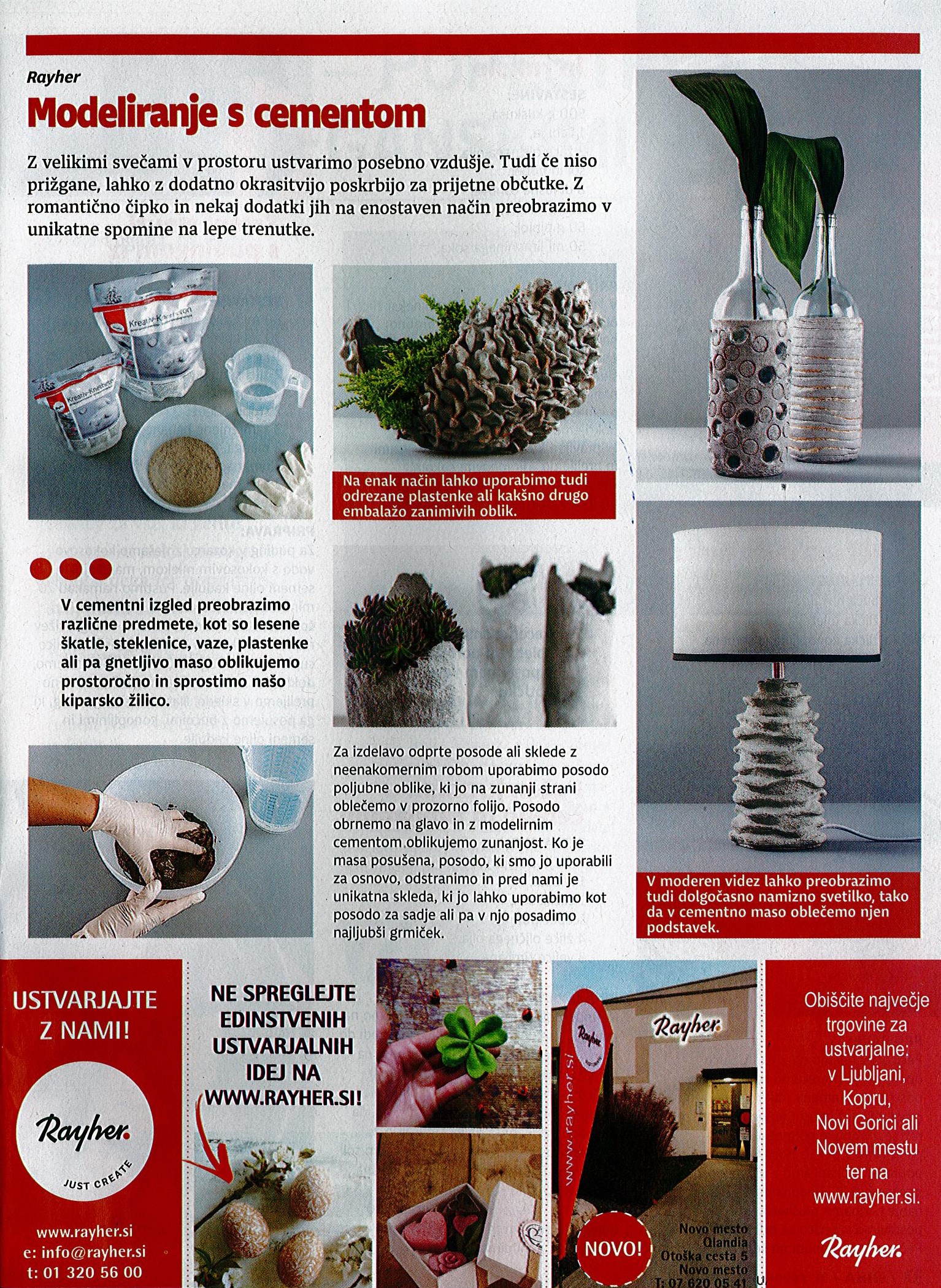 Nika - Modeliranje s cementom