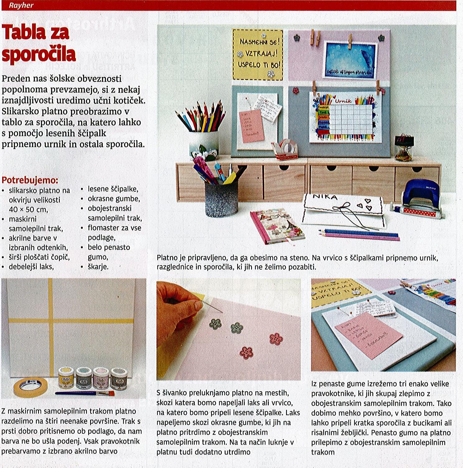 Nika - Tabla za sporočila