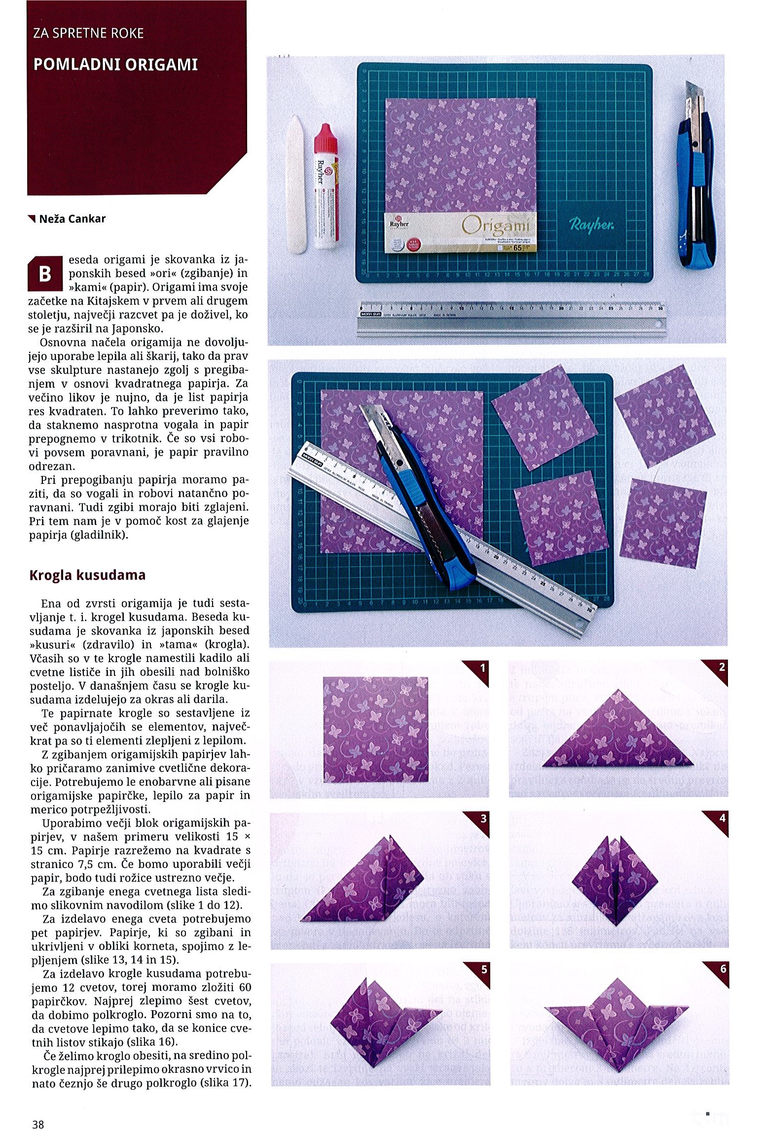 Tim - Pomladni origami
