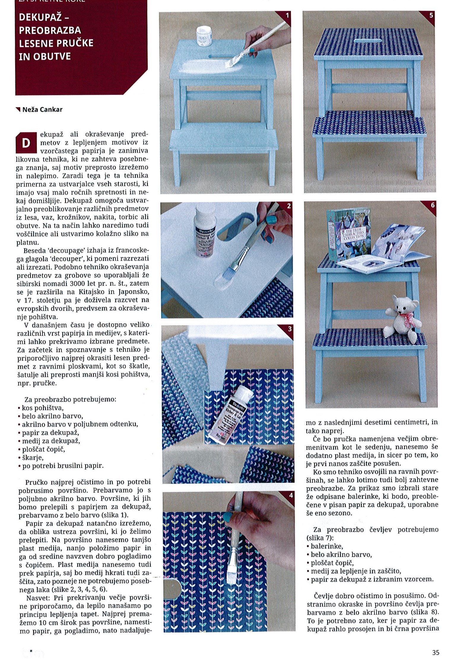 Tim - Decoupage preobrazba