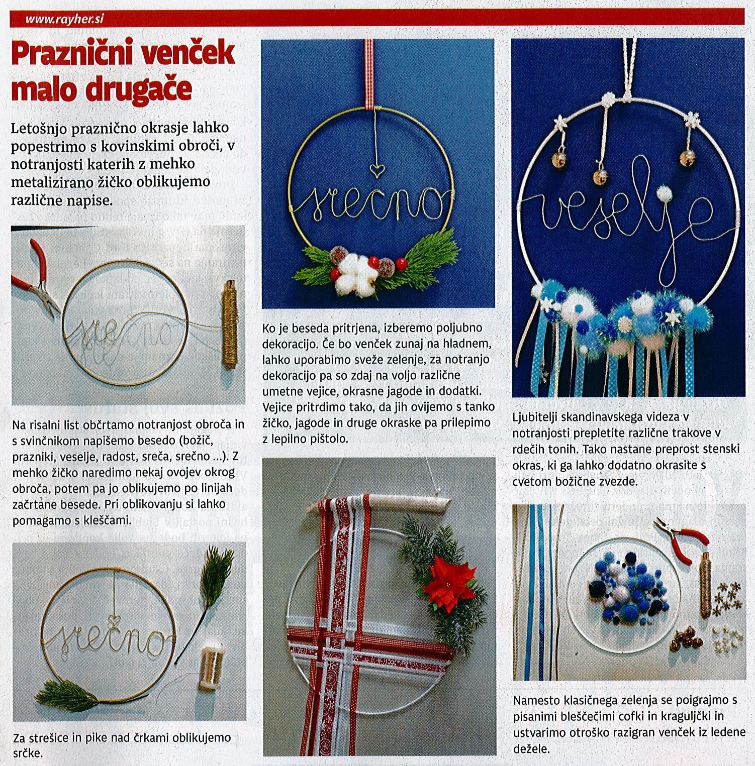 Nika - Praznični venček malo drugače