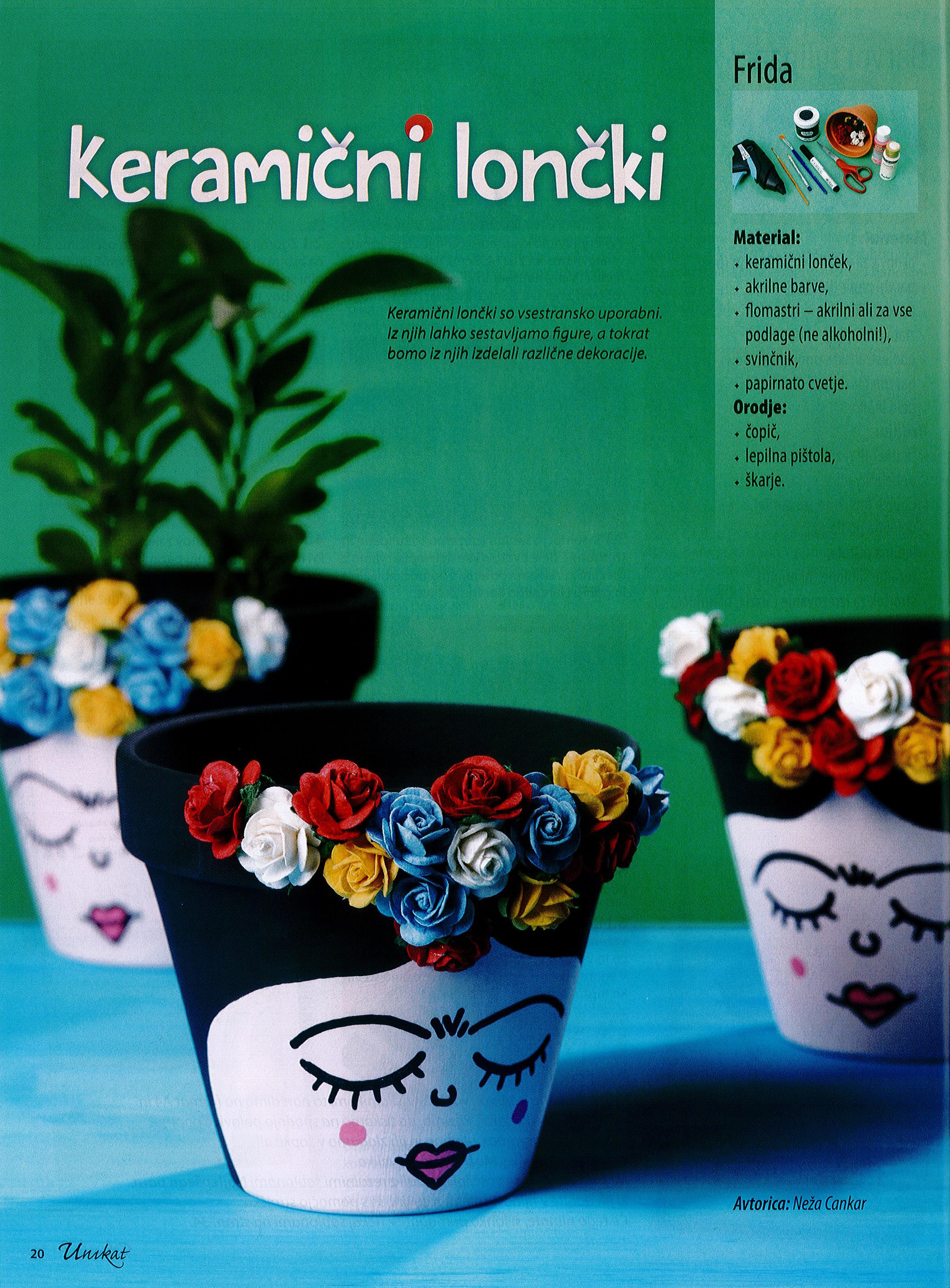 Unikat - Keramični lončki
